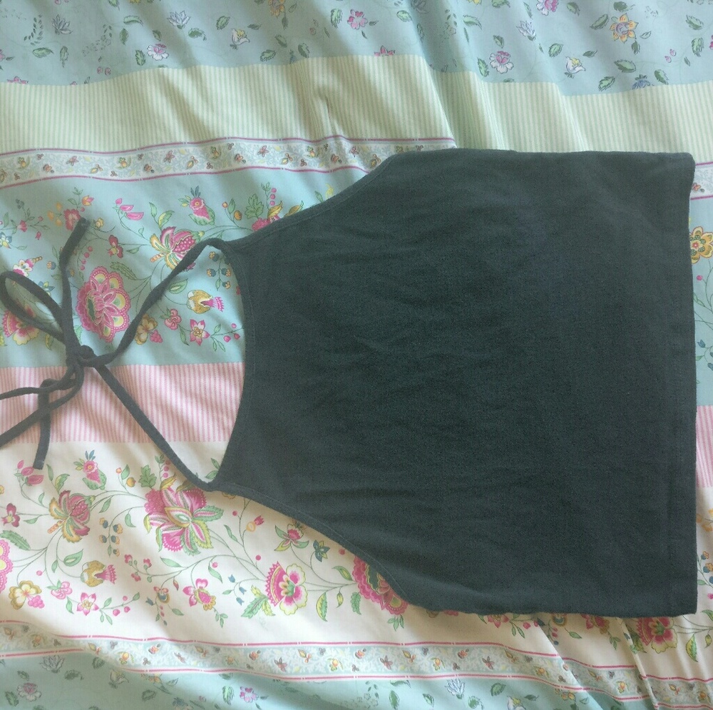 Brandy melville black halter top